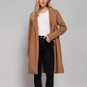 Open Front Long Coat